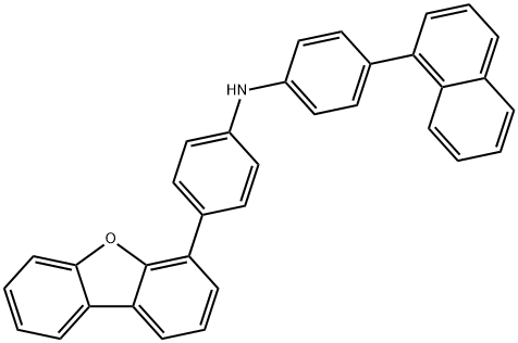 4-(Dibenzo [b, d) Furan-4-yl)-N-(4-(Naphthalene-1-yl)Phenyl)Aniline structure