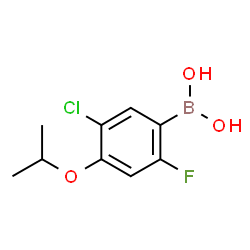 5-Chloro-2-fluoro-4-isopropoxyphenylboronic acid结构式