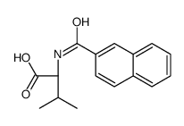 (2S)-3-methyl-2-(naphthalene-2-carbonylamino)butanoic acid Structure