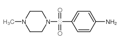 4-[(4-Methylpiperazine-1-)sulfonyl]aniline structure