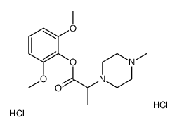 (2,6-dimethoxyphenyl) 2-(4-methylpiperazin-1-yl)propanoate,dihydrochloride结构式