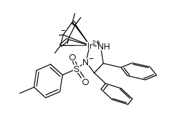 [(η5-C5Me5)Ir(H2NCH(Ph)CH(Ph)N-tosyl)H] Structure