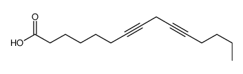 7,10-Pentadecadiynoic acid structure