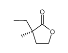 (R)-(-)-2-ethyl-2-methyl-4-butanolide结构式