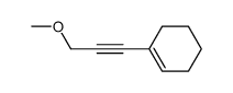 Cyclohexene, 1-(3-methoxy-1-propynyl)- (9CI)结构式