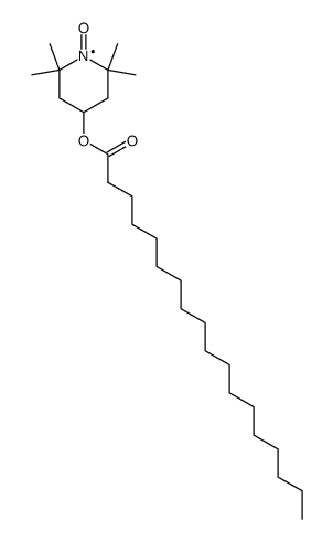 1-piperidinyloxy-2,2,6,6-tetramethyl-4-[(1-oxooctadecyl)oxy] Structure