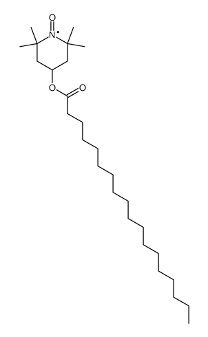 1-piperidinyloxy-2,2,6,6-tetramethyl-4-[(1-oxooctadecyl)oxy]结构式