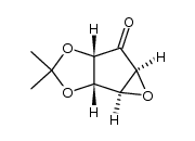 (1aS,1bS,4aS,5aS)-tetrahydro-3,3-dimethyl-5H-oxireno[3,4]cyclopenta[1,2-d][1,3]dioxol-5-one Structure