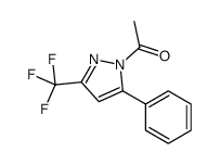 1-Acetyl-5-phenyl-3-(trifluoromethyl)-1H-pyrazole structure