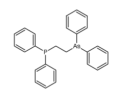 1-(diphenylarsino)-2-(diphenylphosphino)ethane结构式