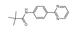 N-(4-(2-pyrimidinyl)phenyl)-2,2-dimethylpropanamide Structure