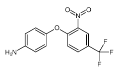 Benzeneamine, 4-(2-nitro-4-(trifluoromethyl)phenoxy)- Structure