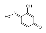 3-hydroxy-4-hydroxyimino-2,5-Cyclohexadien-1-one Structure