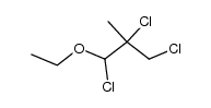1,2,3-trichloro-1-ethoxy-2-methyl-propane Structure