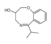 3,4-Dihydro-6-isopropyl-2H-1,5-benzoxazocin-3-ol结构式