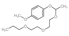 Benzene,1-methoxy-4-[1-[2-(2-propoxyethoxy)ethoxy]ethoxy]-结构式
