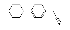 (4-cyclohexyl-phenyl)-acetonitrile结构式