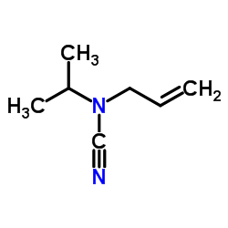 Cyanamide, (1-methylethyl)-2-propenyl- (9CI) structure