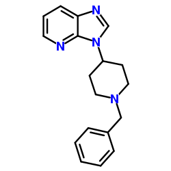 3-(1-苄基哌啶-4-基)-3H-咪唑并[4,5-b]吡啶结构式