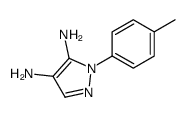 2-(4-methylphenyl)pyrazole-3,4-diamine Structure