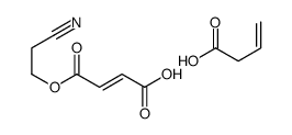 but-3-enoic acid,(Z)-4-(2-cyanoethoxy)-4-oxobut-2-enoic acid结构式