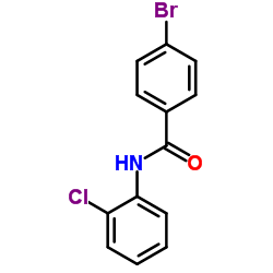 4-Bromo-N-(2-chlorophenyl)benzamide Structure