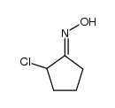 2-chlorocyclopentanone oxime结构式