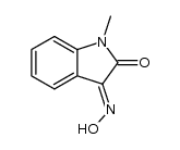 (3E)-3-hydroxyimino-1-methyl-indol-2-one结构式