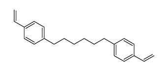 1-ethenyl-4-[6-(4-ethenylphenyl)hexyl]benzene Structure