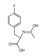 (2S)-2-acetamido-3-(4-fluorophenyl)propanoic acid结构式