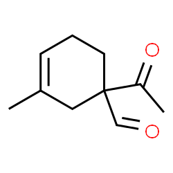 3-Cyclohexene-1-carboxaldehyde, 1-acetyl-3-methyl- (9CI) structure