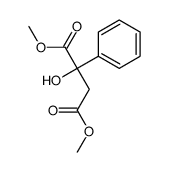 dimethyl 2-hydroxy-2-phenylbutanedioate结构式