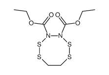 [1,2,5,6,3,4]tetrathiadiazocane-3,4-dicarboxylic acid diethyl ester Structure