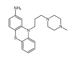 10-[3-(4-methylpiperazin-1-yl)propyl]phenothiazin-2-amine结构式