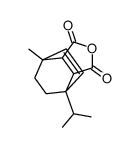 1-isopropyl-4-methyl-bicyclo[2.2.2]oct-5-ene-2,3-dicarboxylic anhydride结构式