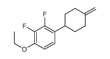 1-ethoxy-2,3-difluoro-4-(4-methylidenecyclohexyl)benzene Structure