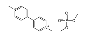 dimethyl phosphate,1-methyl-4-(1-methylpyridin-1-ium-4-yl)pyridin-1-ium结构式
