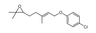 3-[5-(4-chlorophenoxy)-3-methylpent-3-enyl]-2,2-dimethyloxirane Structure