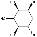 (+)-1-Deoxy-D-chiro-inositol Structure