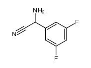 amino-(3,5-difluorophenyl)-acetonitrile Structure