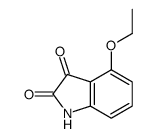 4-Ethoxy-1H-indole-2,3-dione Structure