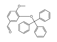 4-methoxy-3-trityloxybenzaldehyde Structure