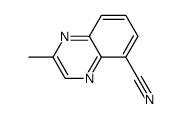 5-Quinoxalinecarbonitrile,2-methyl-(9CI)结构式