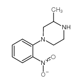 3-甲基-1-(2-硝基-苯基)哌嗪结构式
