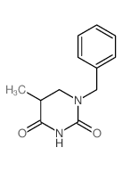 2,4(1H,3H)-Pyrimidinedione,dihydro-5-methyl-1-(phenylmethyl)- picture