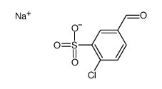 sodium 2-chloro-5-formylbenzenesulphonate结构式