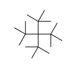 3,3-ditert-butyl-2,2,4,4-tetramethylpentane Structure