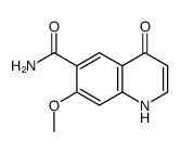 7-Methoxy-4-oxo-1,4-dihydroquinoline-6-carboxamide Structure