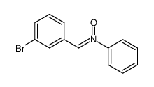 (Z)-N-(3-bromobenzylidene)aniline oxide Structure