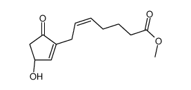 (R,Z)-METHYL 7-(3-HYDROXY-5-OXOCYCLOPENT-1-EN-1-YL)HEPT-5-ENOATE结构式
